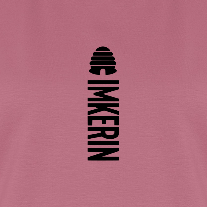 IMKERIN Hive Alpha T-Shirt in Mauve – Druck im Detail