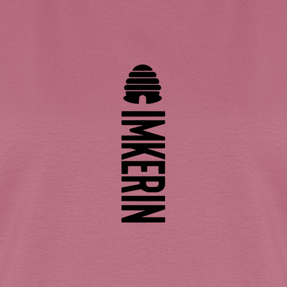 IMKERIN Hive Alpha T-Shirt in Mauve – Druck im Detail