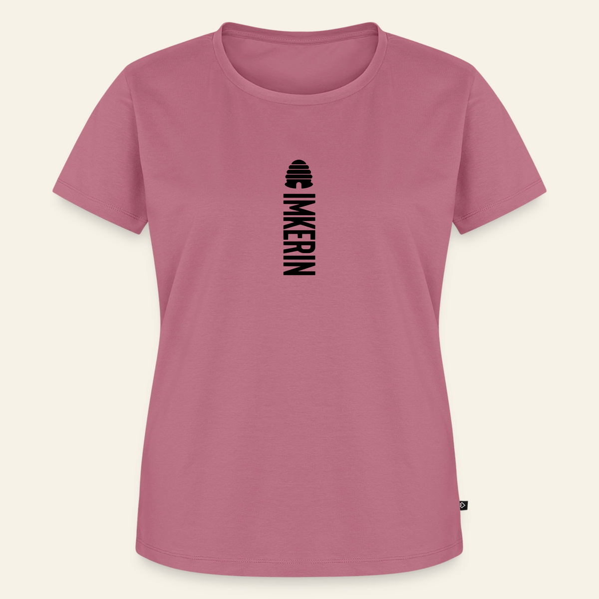 IMKERIN Hive Alpha T-Shirt in Mauve – Vorderseite