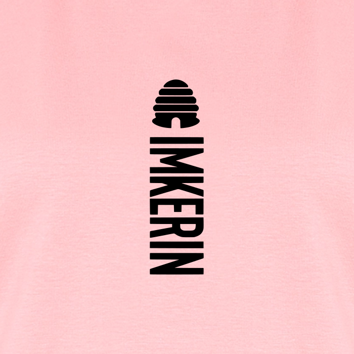 IMKERIN Hive Alpha T-Shirt in Rosé – Druck im Detail