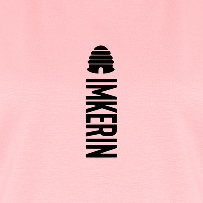 IMKERIN Hive Alpha T-Shirt in Rosé – Druck im Detail