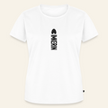 IMKERIN Hive Alpha T-Shirt in Weiß – Vorderseite