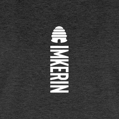IMKERIN Hive Alpha T-Shirt in Anthrazit – Druck im Detail