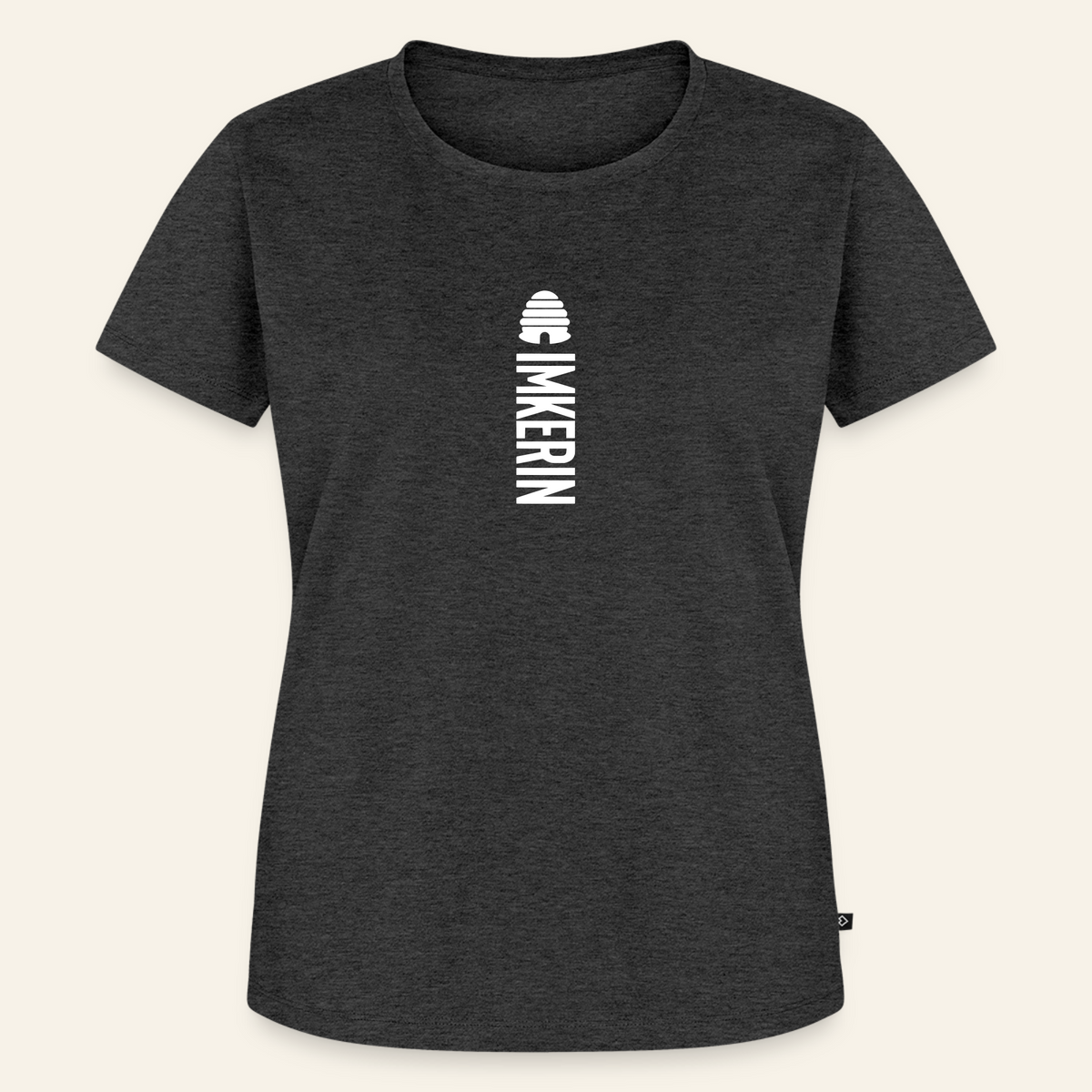 IMKERIN Hive Alpha T-Shirt in Anthrazit – Vorderseite