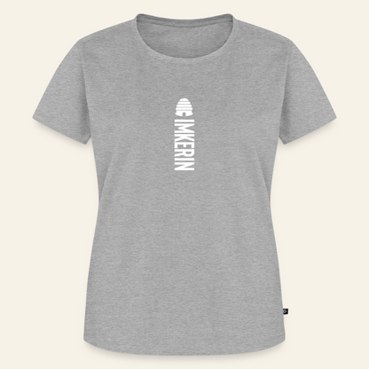 IMKERIN Hive Alpha T-Shirt in Grau – Vorderseite