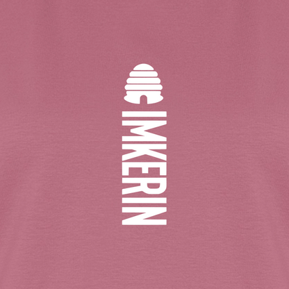 IMKERIN Hive Alpha T-Shirt in Mauve – Druck im Detail