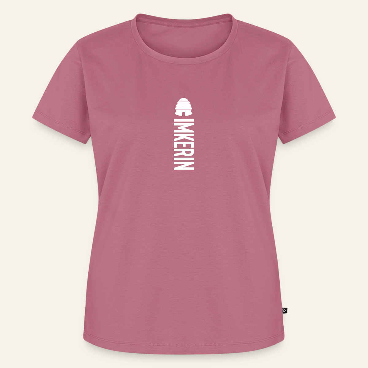 IMKERIN Hive Alpha T-Shirt in Mauve – Vorderseite