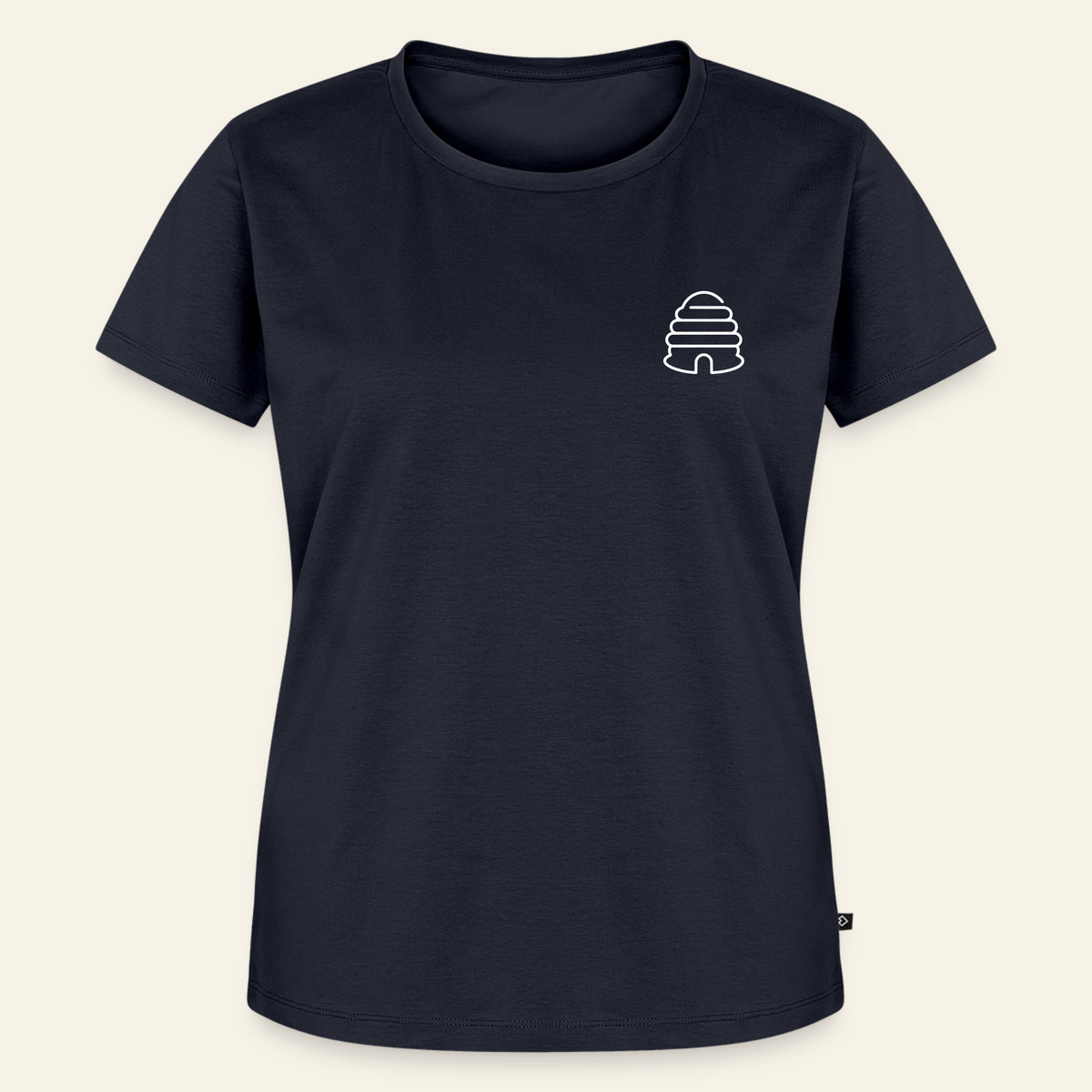 IMKERIN Hive Bravo T-Shirt in Dunkelblau – Vorderseite