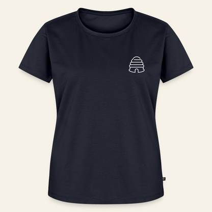 IMKERIN Hive Bravo T-Shirt in Dunkelblau – Vorderseite