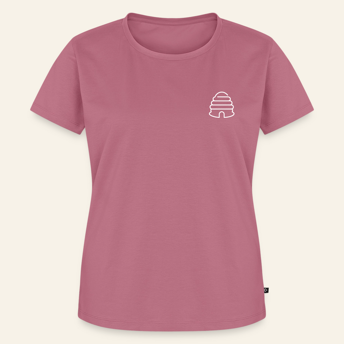 IMKERIN Hive Bravo T-Shirt in Mauve – Vorderseite