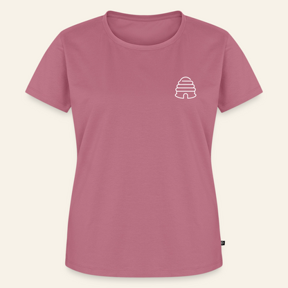IMKERIN Hive Bravo T-Shirt in Mauve – Vorderseite