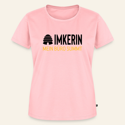 IMKERIN Hive Büro T-Shirt in Rosé – Vorderseite