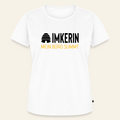 IMKERIN Hive Büro T-Shirt in Weiß – Vorderseite