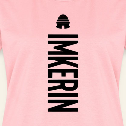 IMKERIN Hive Charlie T-Shirt in Rosé – Druck im Detail