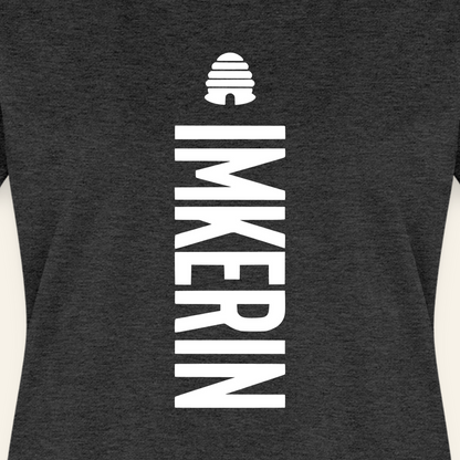 IMKERIN Hive Charlie T-Shirt in Anthrazit – Druck im Detail