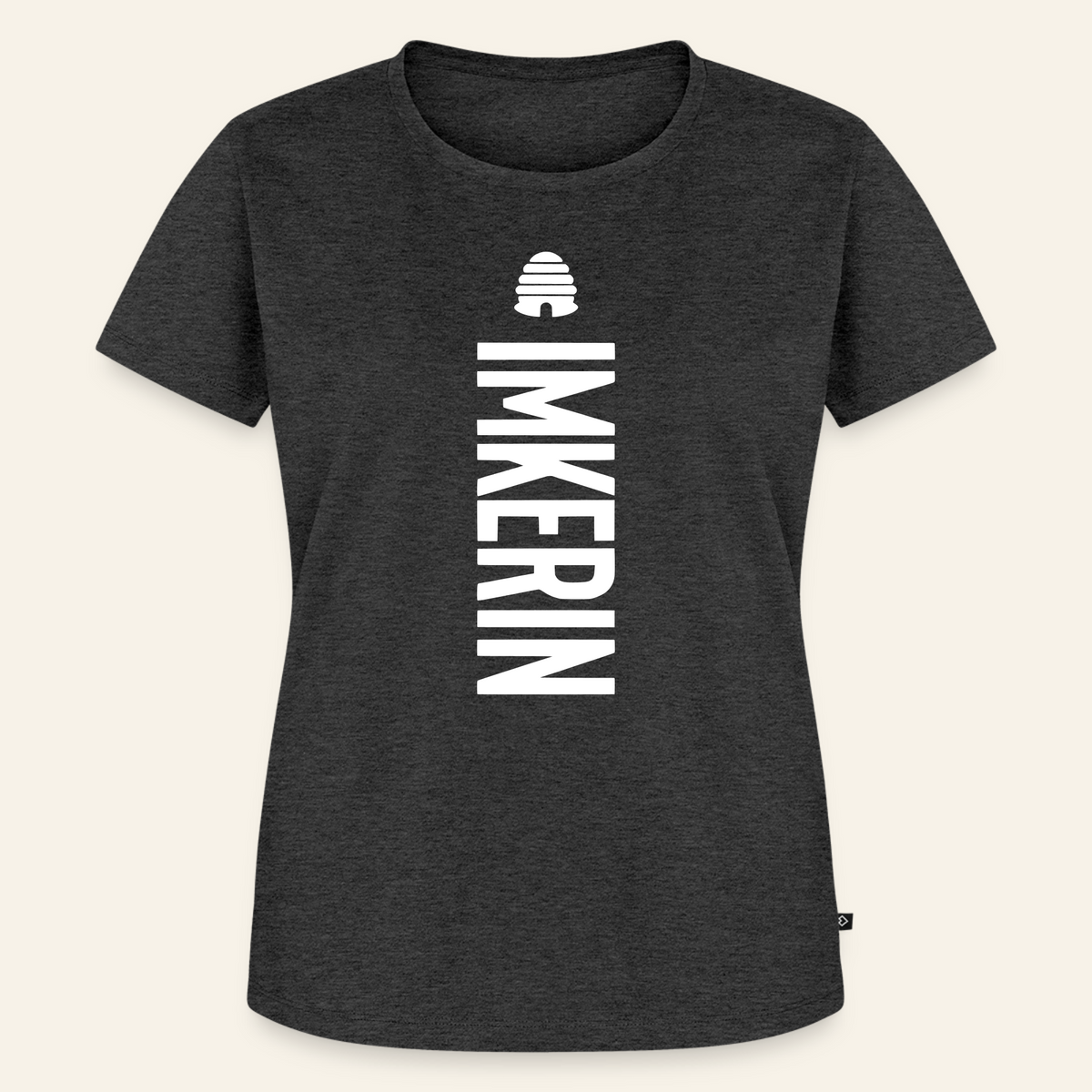 IMKERIN Hive Charlie T-Shirt in Anthrazit – Vorderseite