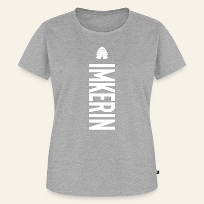 IMKERIN Hive Charlie T-Shirt in Grau – Vorderseite