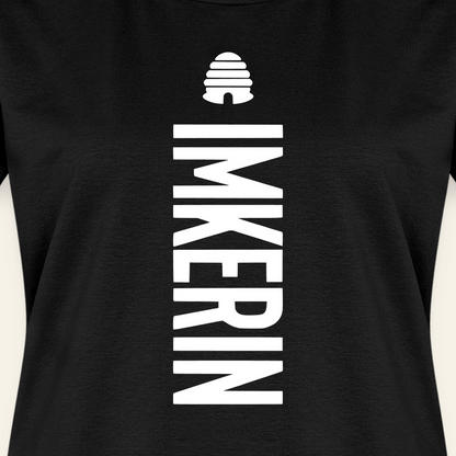 IMKERIN Hive Charlie T-Shirt in Schwarz – Druck im Detail