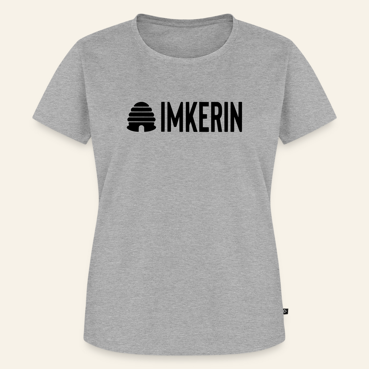 IMKERIN Hive Prime T-Shirt in Grau – Vorderseite