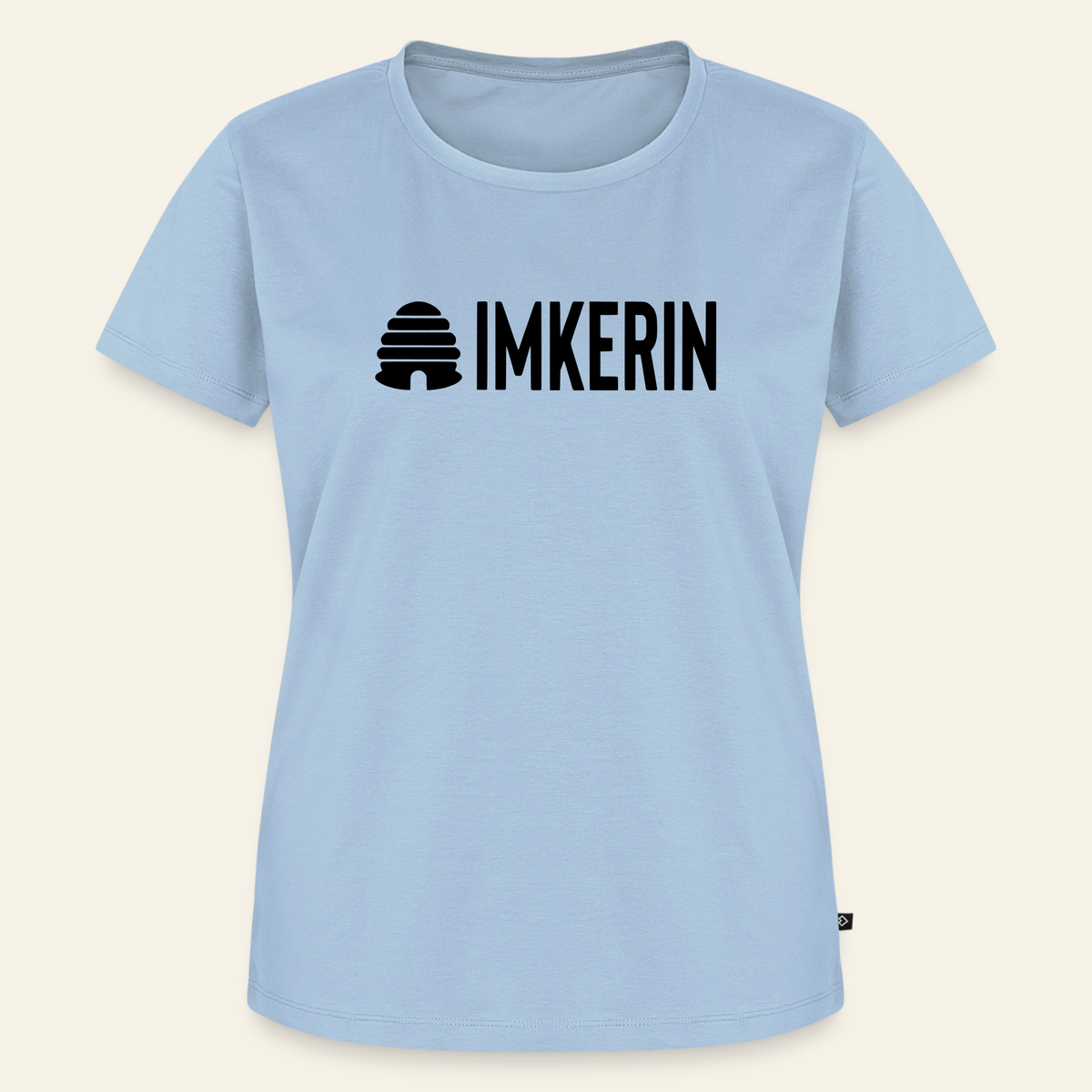 IMKERIN Hive Prime T-Shirt in Hellblau – Vorderseite