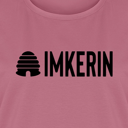 IMKERIN Hive Prime T-Shirt in Mauve – Druck im Detail