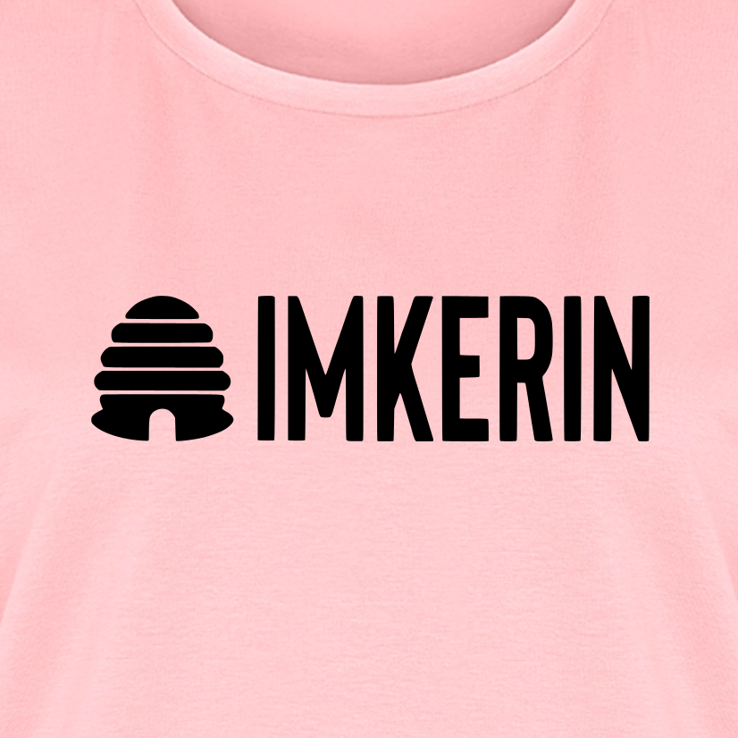 IMKERIN Hive Prime T-Shirt in Rosé – Druck im Detail