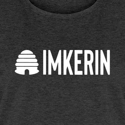 IMKERIN Hive Prime T-Shirt in Anthrazit – Druck im Detail