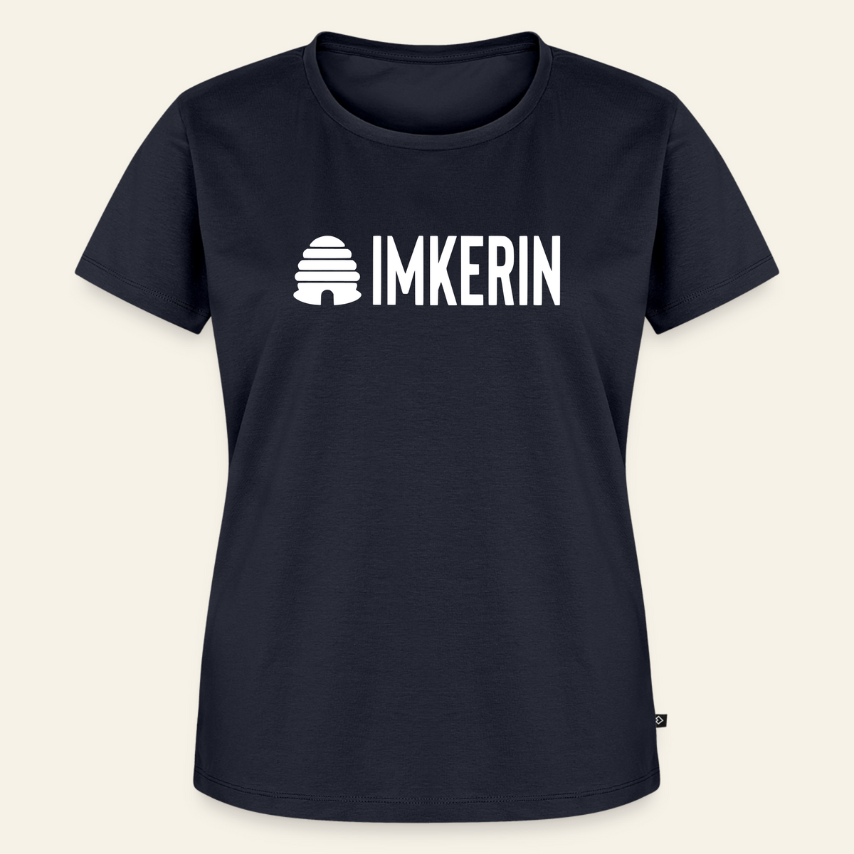 IMKERIN Hive Prime T-Shirt in Dunkelblau – Vorderseite