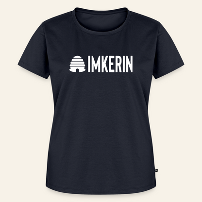 IMKERIN Hive Prime T-Shirt in Dunkelblau – Vorderseite