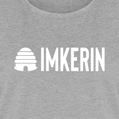 IMKERIN Hive Prime T-Shirt in Grau – Druck im Detail
