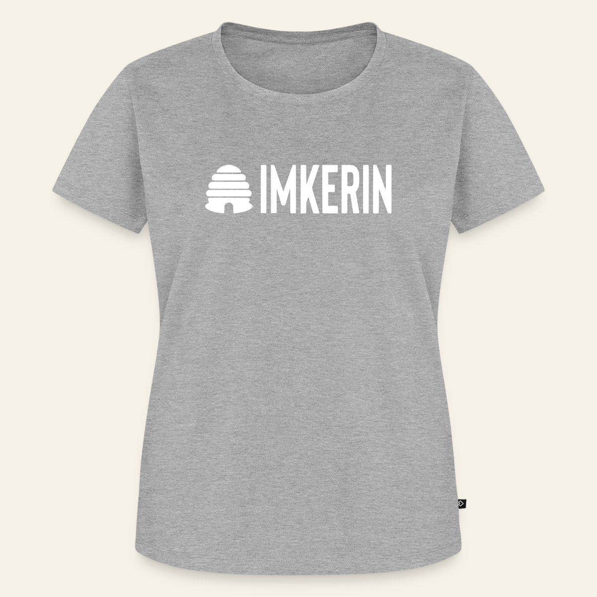 IMKERIN Hive Prime T-Shirt in Grau – Vorderseite