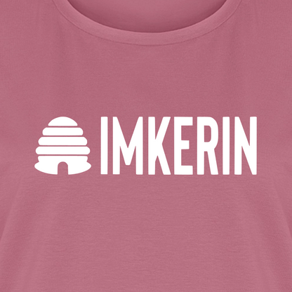 IMKERIN Hive Prime T-Shirt in Mauve – Druck im Detail