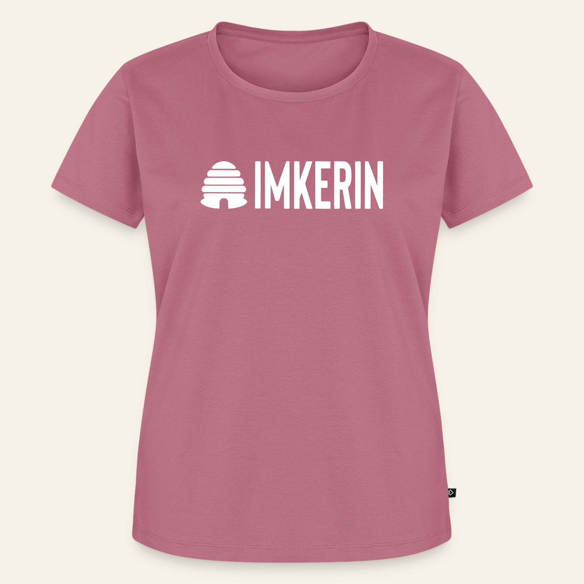 IMKERIN Hive Prime T-Shirt in Mauve – Vorderseite