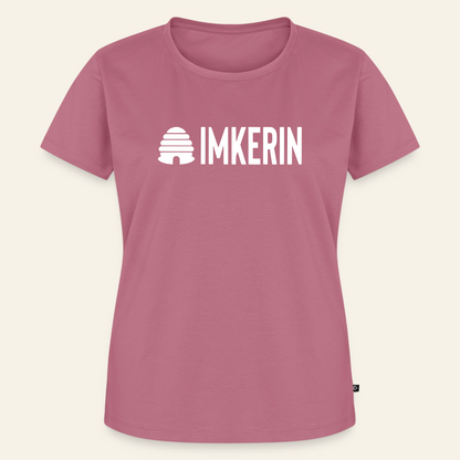 IMKERIN Hive Prime T-Shirt in Mauve – Vorderseite