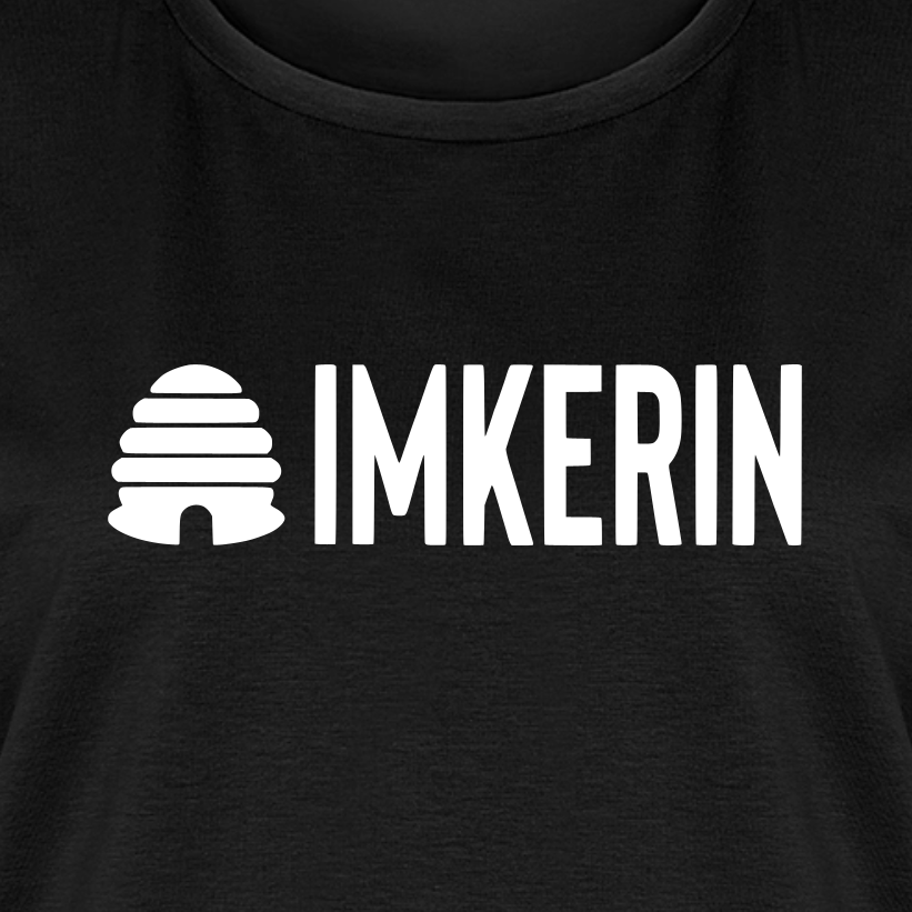 IMKERIN Hive Prime T-Shirt in Schwarz – Druck im Detail
