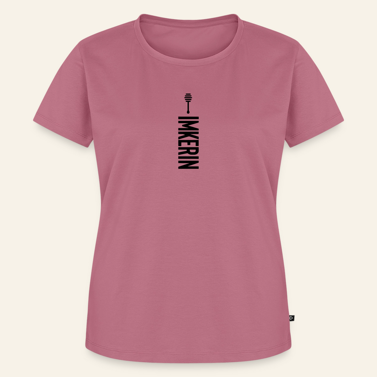 IMKERIN Honig Alpha T-Shirt in Mauve – Vorderseite