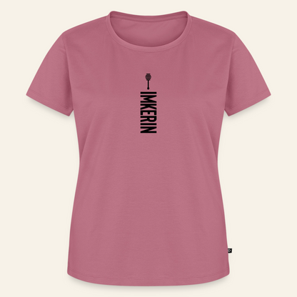 IMKERIN Honig Alpha T-Shirt in Mauve – Vorderseite