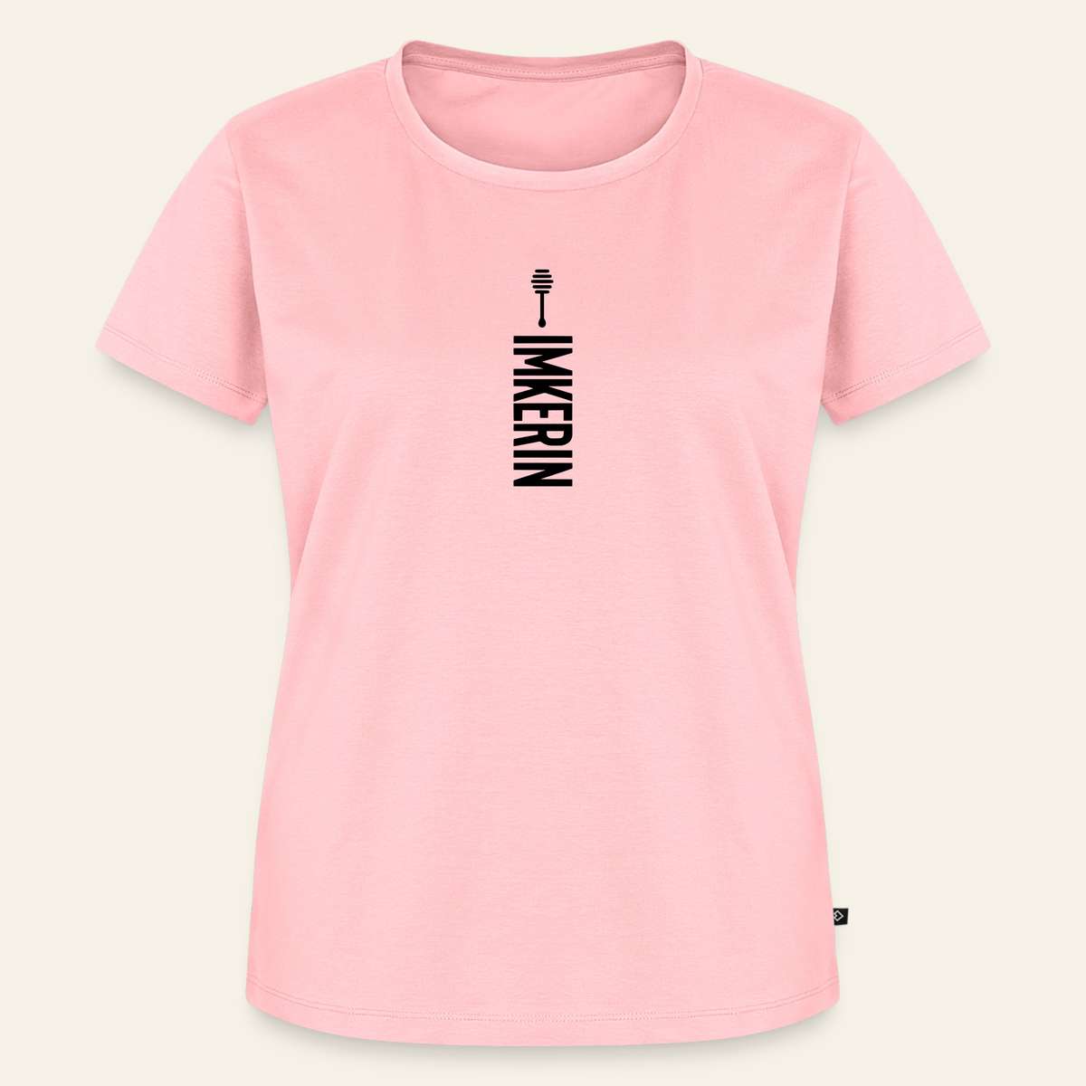IMKERIN Honig Alpha T-Shirt in Rosé – Vorderseite