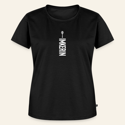 IMKERIN Honig Alpha T-Shirt in Schwarz – Vorderseite