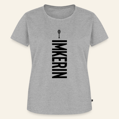 IMKERIN Honig Charlie T-Shirt in Grau – Vorderseite