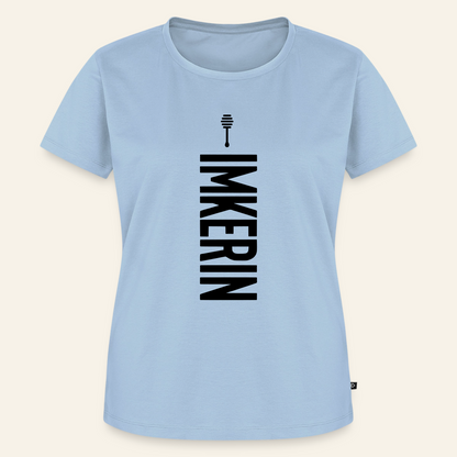 IMKERIN Honig Charlie T-Shirt in Hellblau – Vorderseite