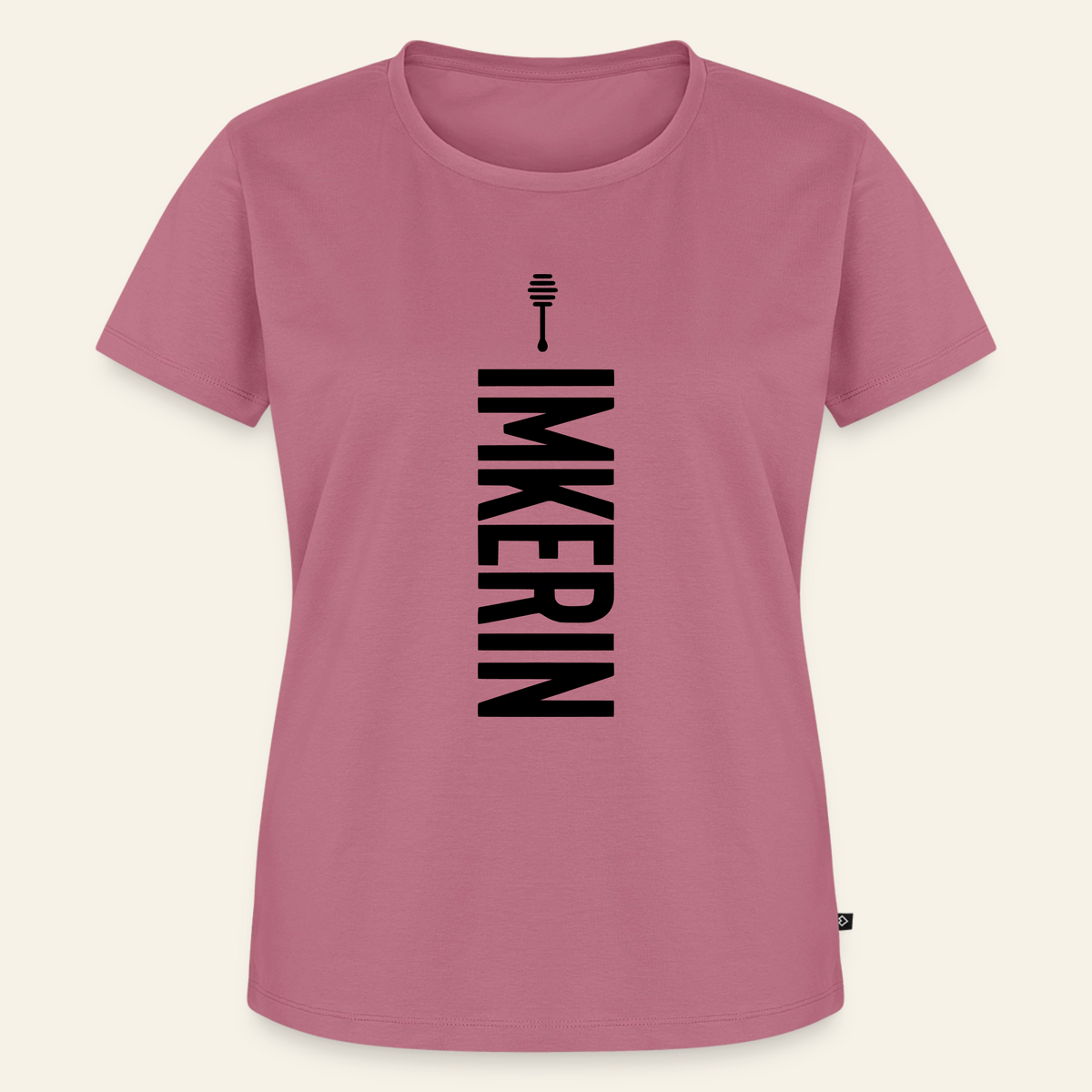 IMKERIN Honig Charlie T-Shirt in Mauve – Vorderseite