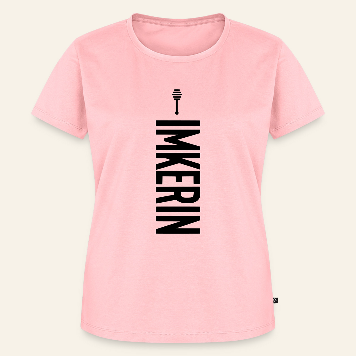 IMKERIN Honig Charlie T-Shirt in Rosé – Vorderseite