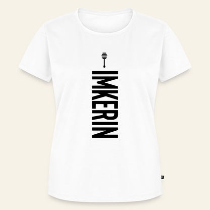 IMKERIN Honig Charlie T-Shirt in Weiß – Vorderseite