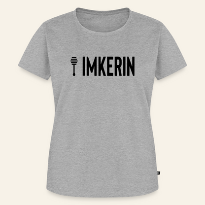 IMKERIN Honig Prime T-Shirt in Grau – Vorderseite