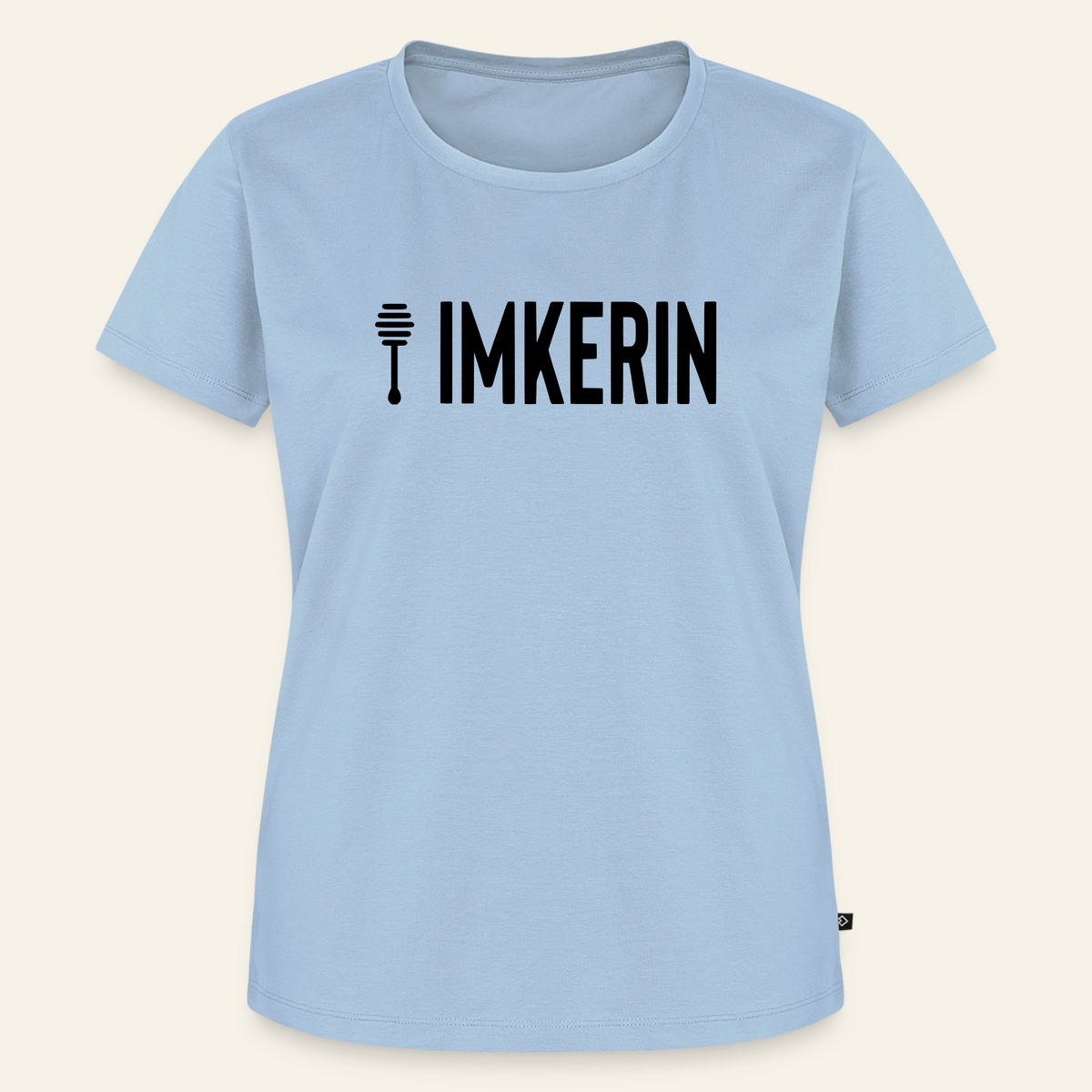 IMKERIN Honig Prime T-Shirt in Hellblau – Vorderseite