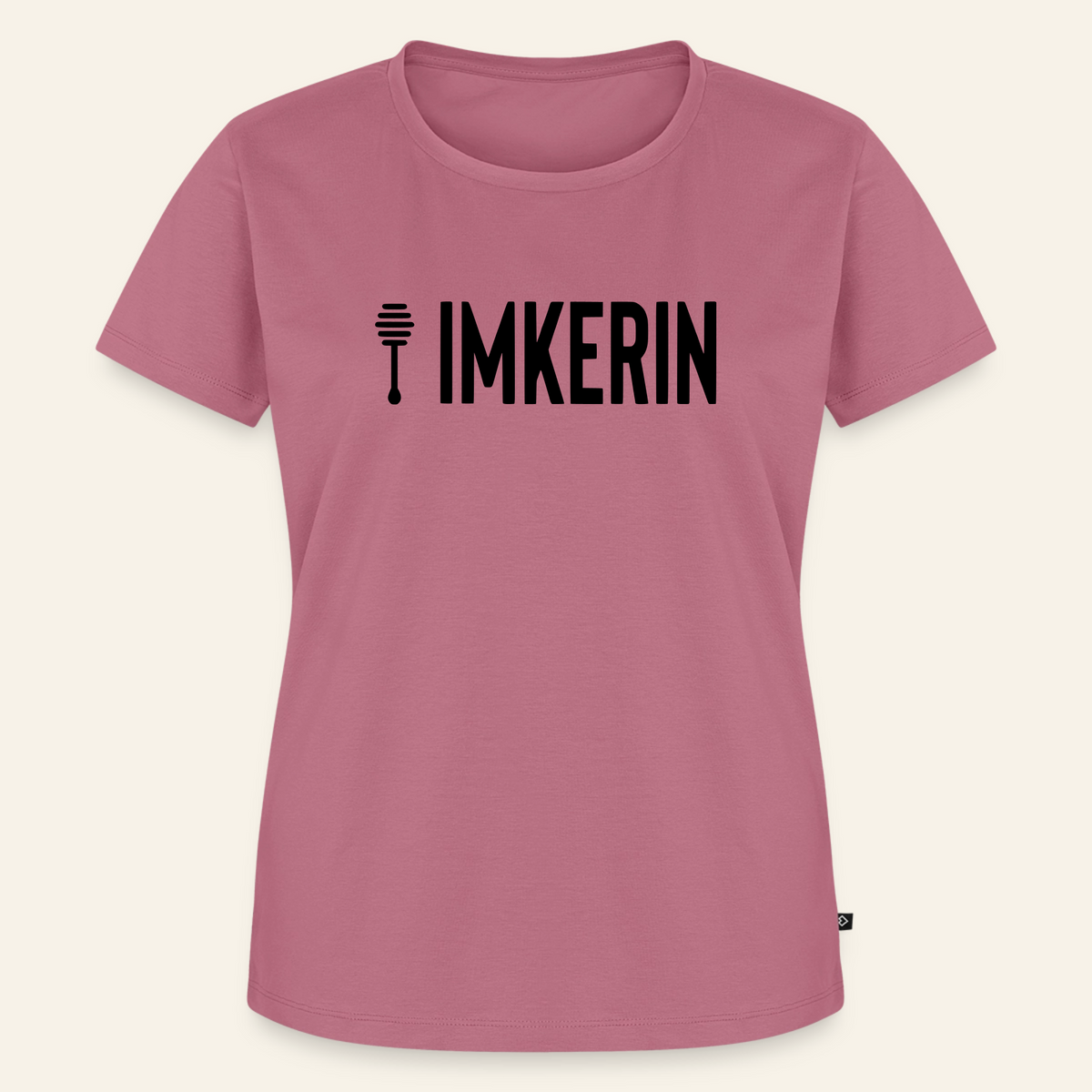 IMKERIN Honig Prime T-Shirt in Mauve – Vorderseite