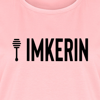 IMKERIN Honig Prime T-Shirt in Rosé – Druck im Detail