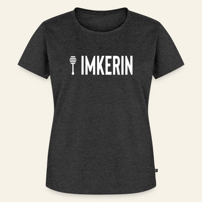 IMKERIN Honig Prime T-Shirt in Anthrazit – Vorderseite