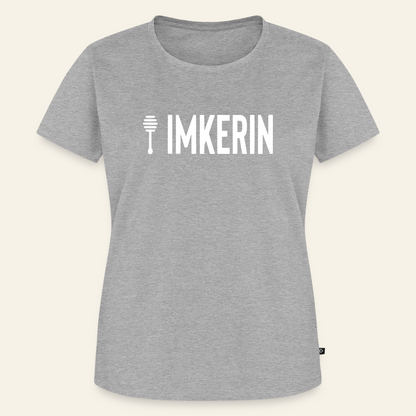 IMKERIN Honig Prime T-Shirt in Grau – Vorderseite